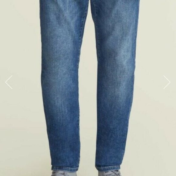 Warp + Weft Men's Jeans ORD Chicago Straight Size 28 x 28 Tortoise Medium Wash - Picture 2 of 5